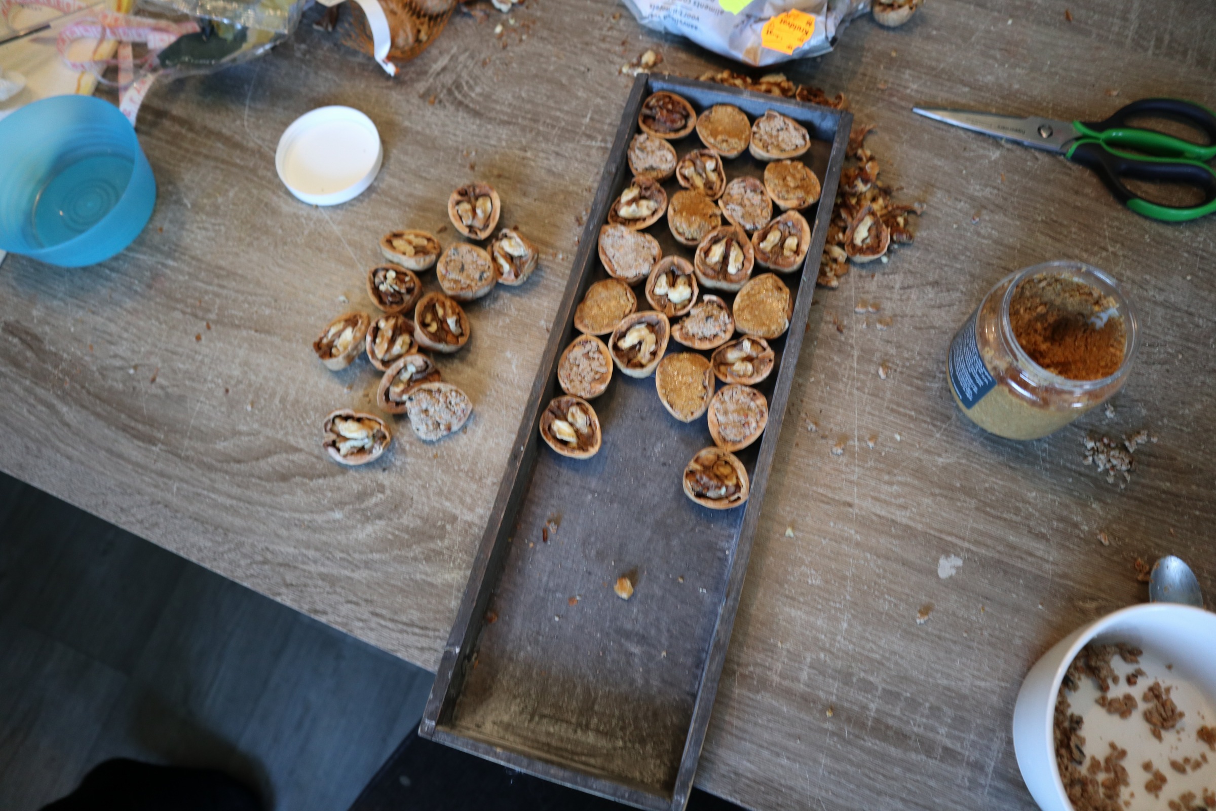 plank vol maken Vogel borrelplank maken