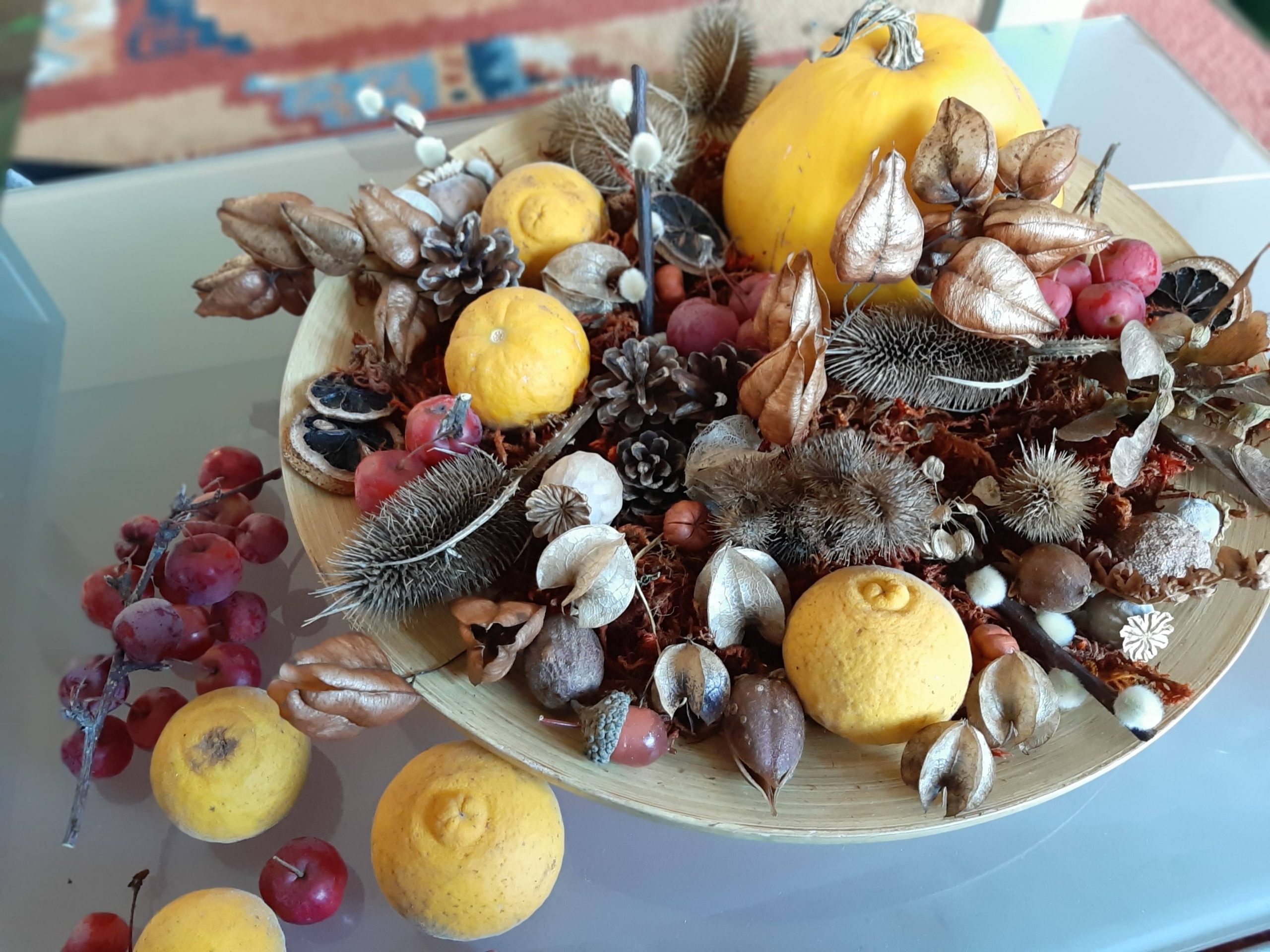 herfstschaal maken herfstschaal maken