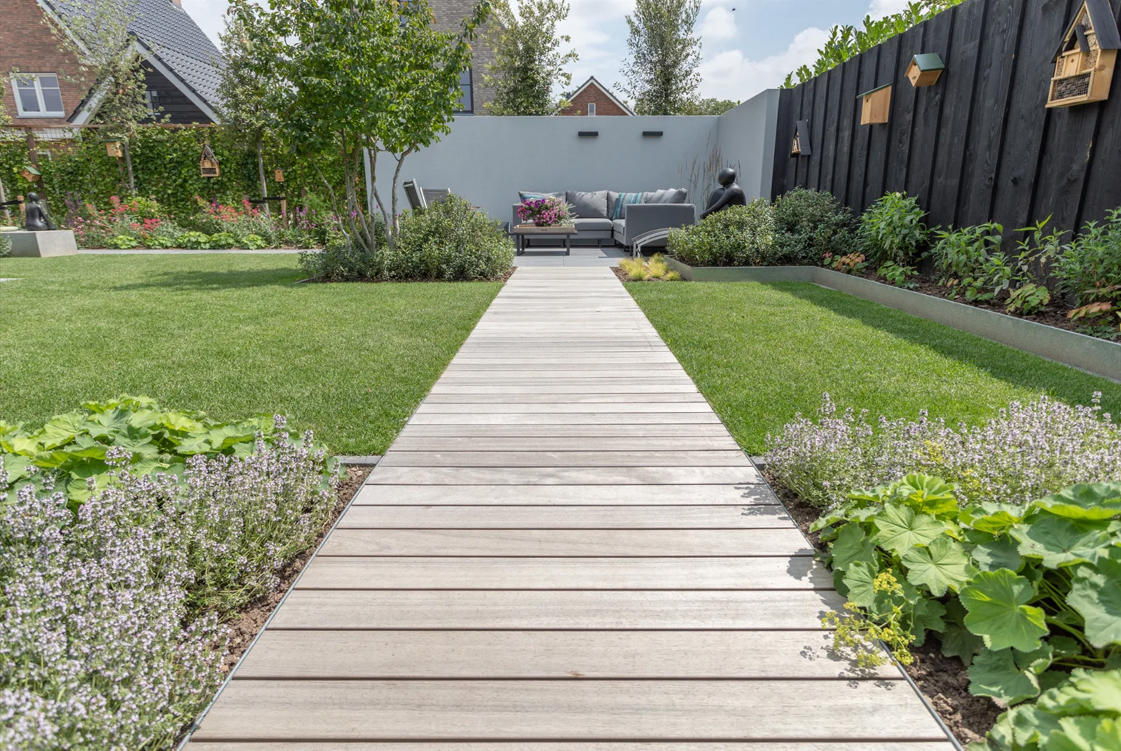 moderne tuin voorbeeld