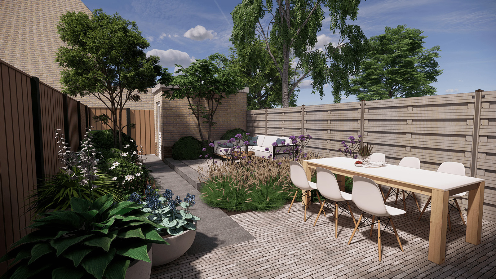 Achtertuin Achtertuin ontwerp