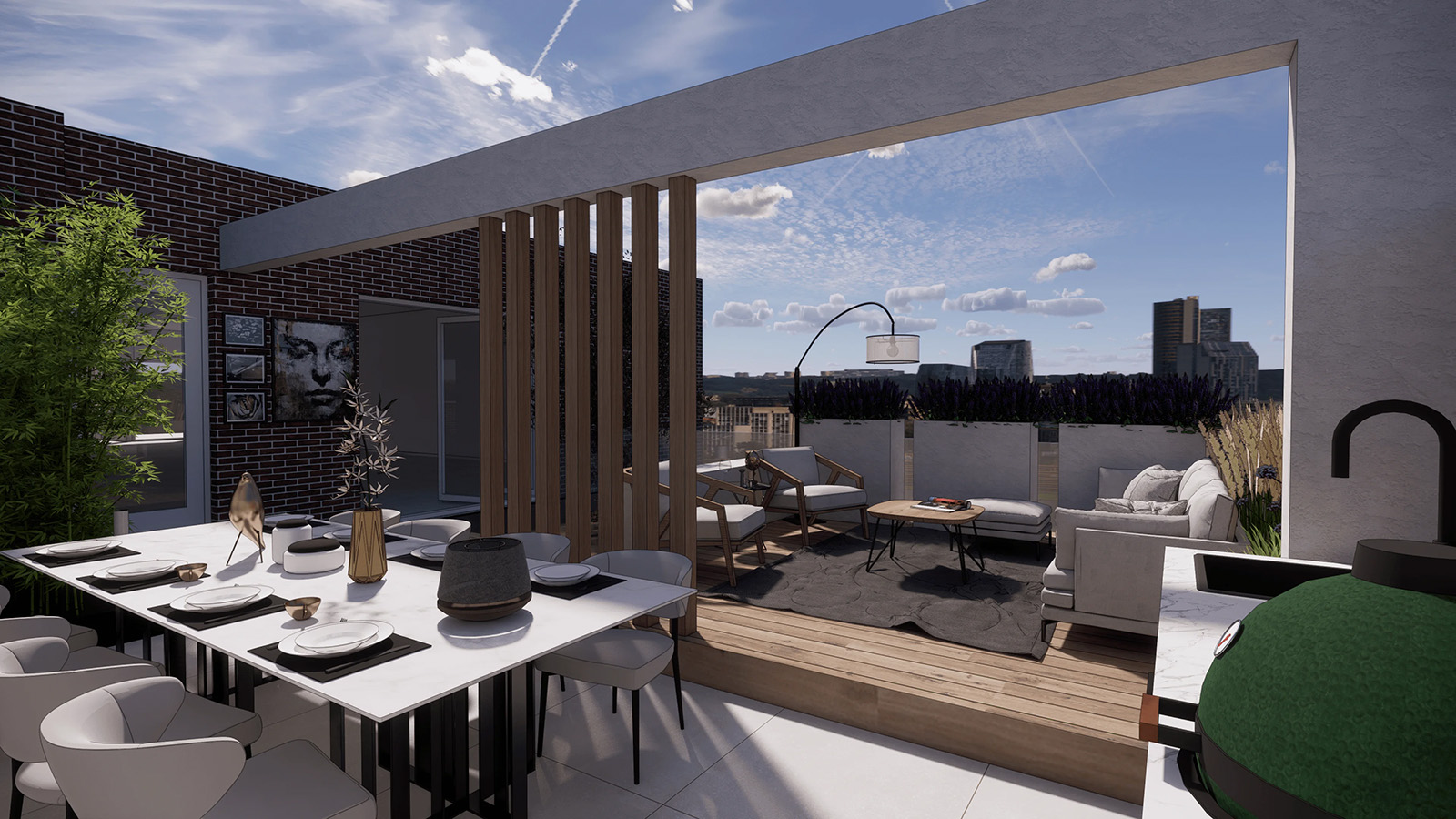 Dakterras ontwerp