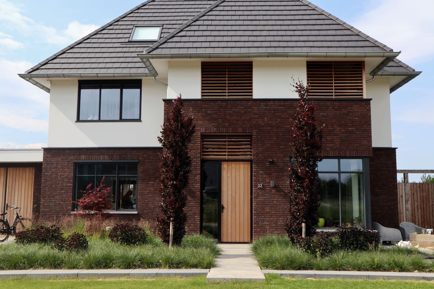 Moderne voortuin