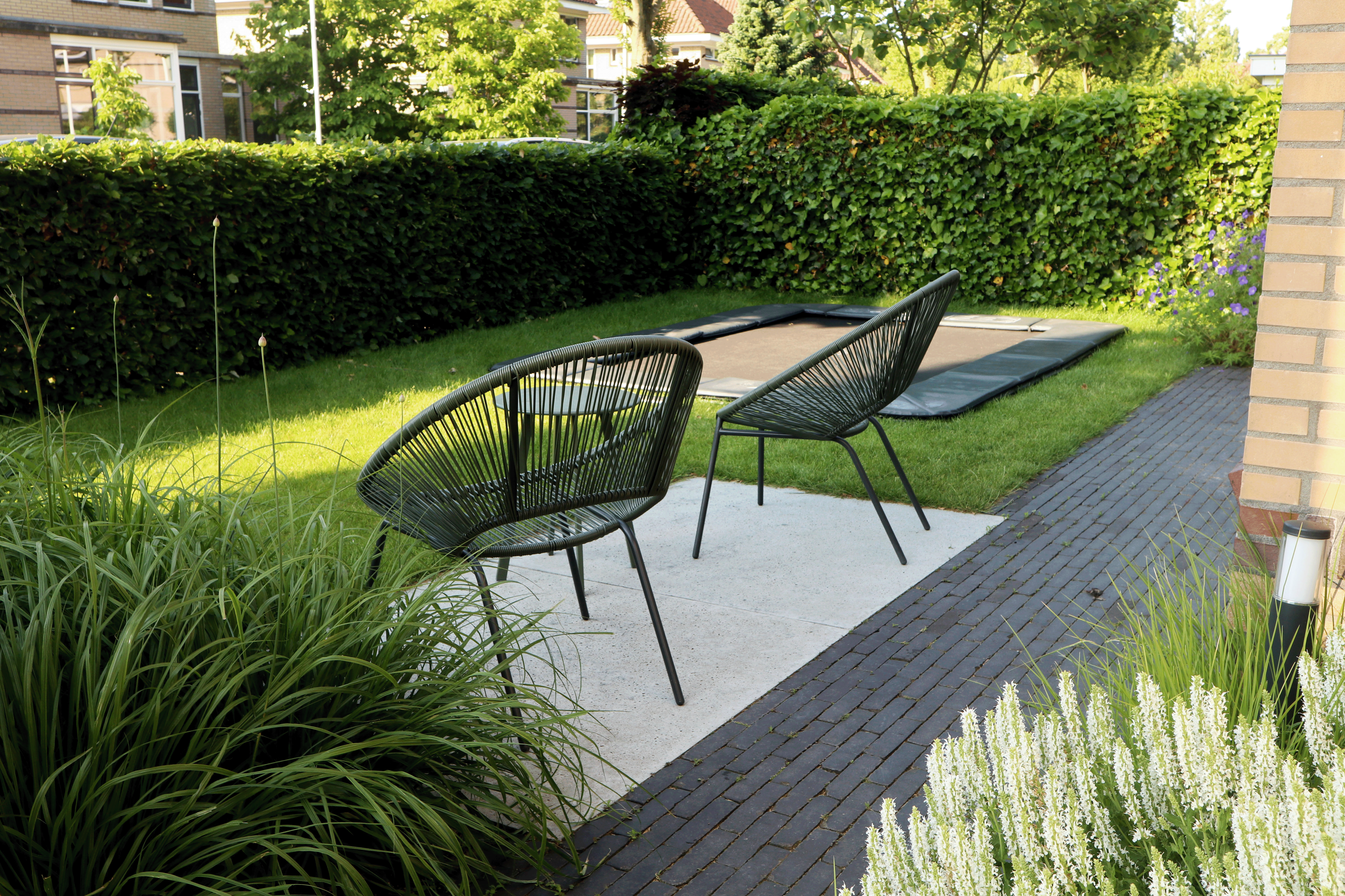 Terras voortuin