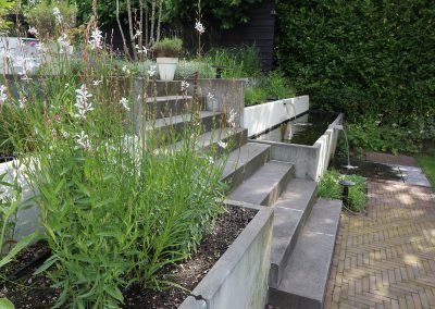 Hoogteverschil in tuin
