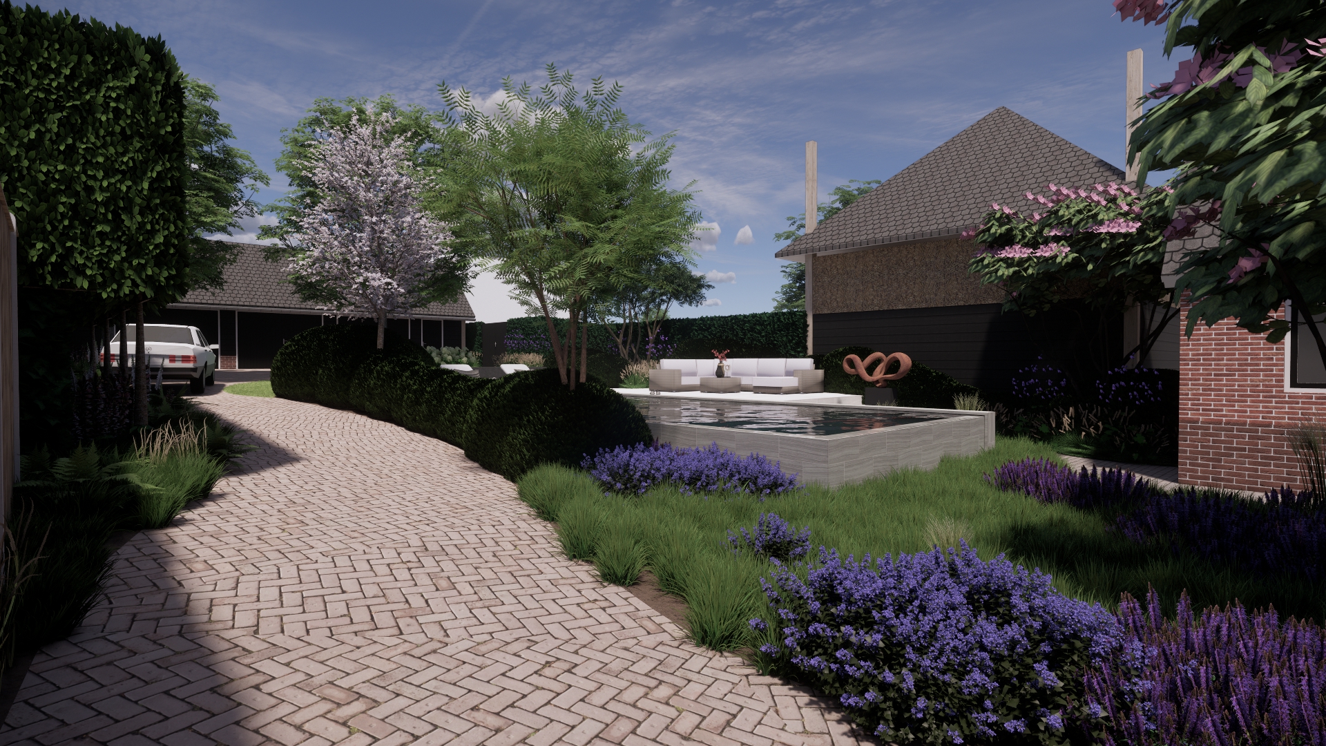 Tuinontwerp Bilthoven