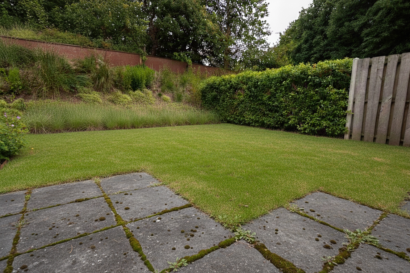 Voor tuinrenovatie